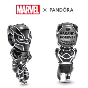 NWOT Pandora x Marvel The Avengers Black Panther Charm 790783C01